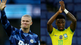 Norway striker Erling Haaland and Brazil winger Vinícius Júnior are set to headline their sides' Round of 16 showdown. Photo: Reuters

