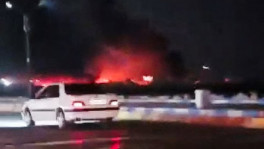 Smoke rises from a fire after an explosion, amid reports of explosions by Iranian state media, in Bandar Abbas, Hormozgan Province, Iran in this screengrab obtained from a social media video released 8 July, 2026. Social Media/via REUTERS
