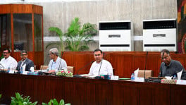 Prime Minister Tarique Rahman chairs the cabinet's 12th meeting at the Bangladesh Secretariat on 9 July 2026. Photo: PID