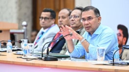 Prime Minister Tarique Rahman inaugurated the National Startup and Entrepreneurship Platform at a programme titled 'Youth, Startup and Promising Bangladesh' at the University of Dhaka this morning (14 July). Photo: BSS