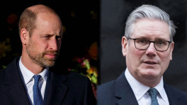 The Prince of Wales, Prince William and Prime Minister Sir Keir Starmer. Photo: Collected