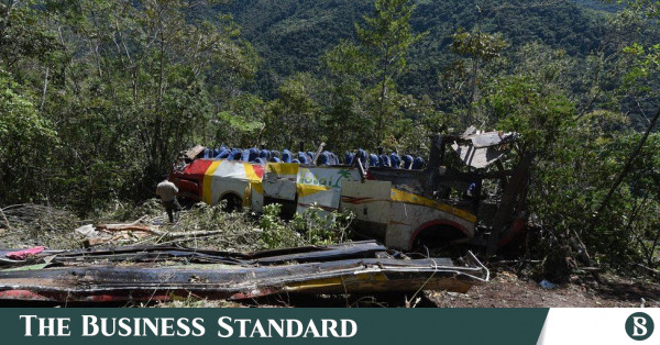 At least 23 dead after bus plunges off cliff in Bolivia